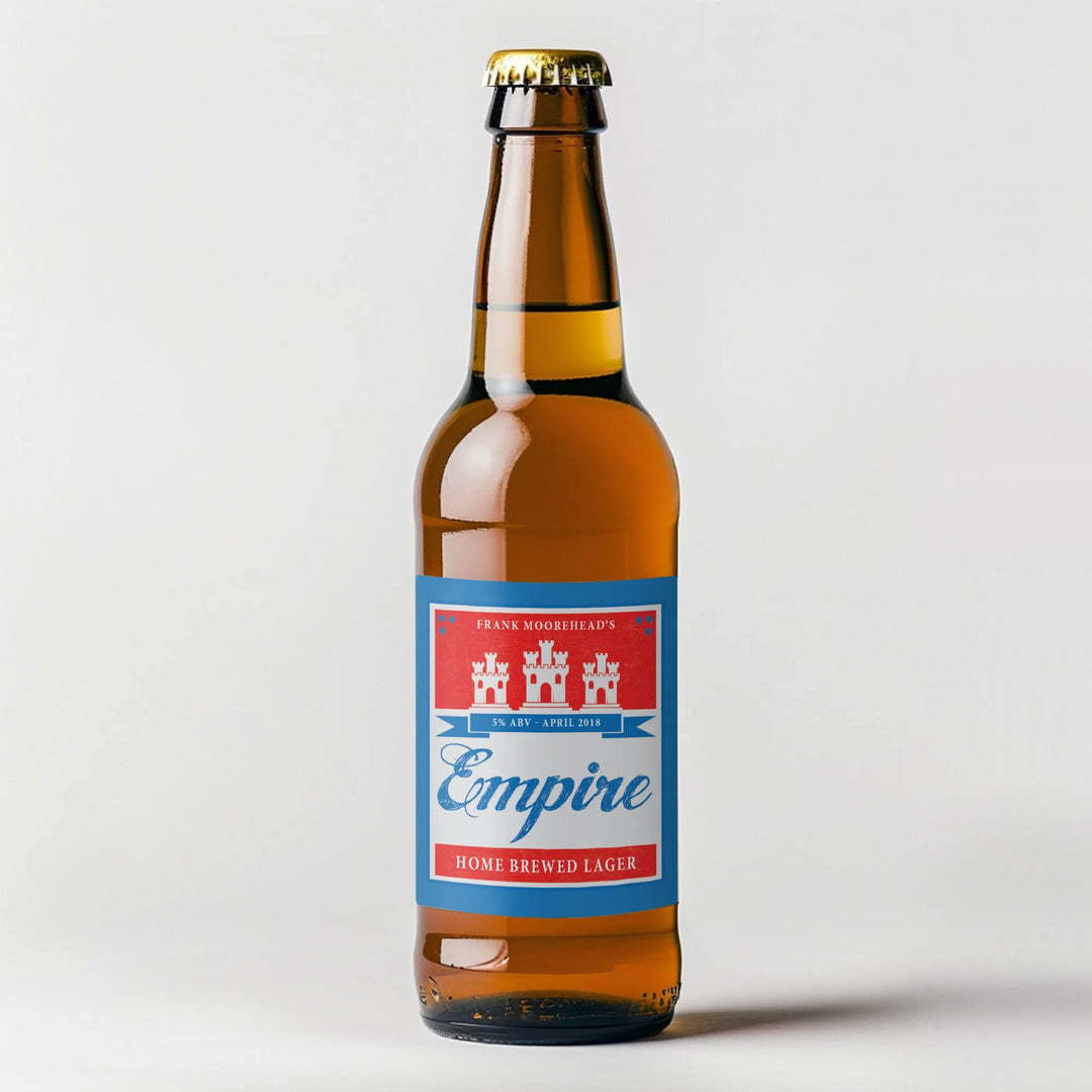 Empire Home Brew Beer Label - iCustomLabel