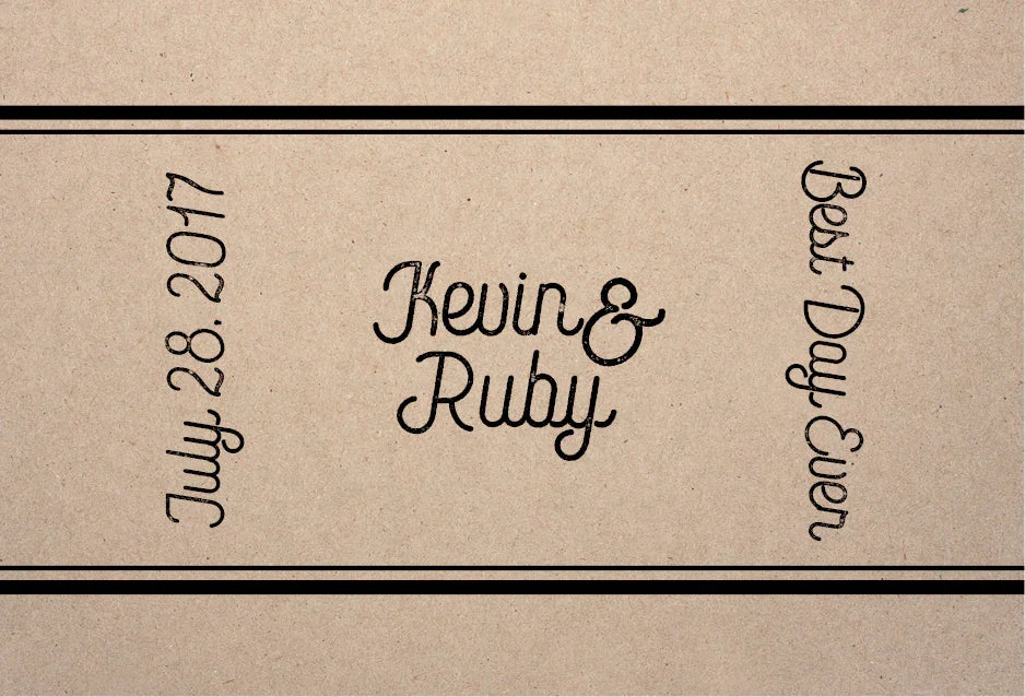 Ever After Mini Liquor Label