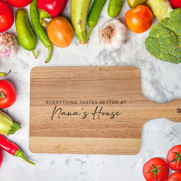 Everything Tastes Better Cutting Board - iCustomLabel