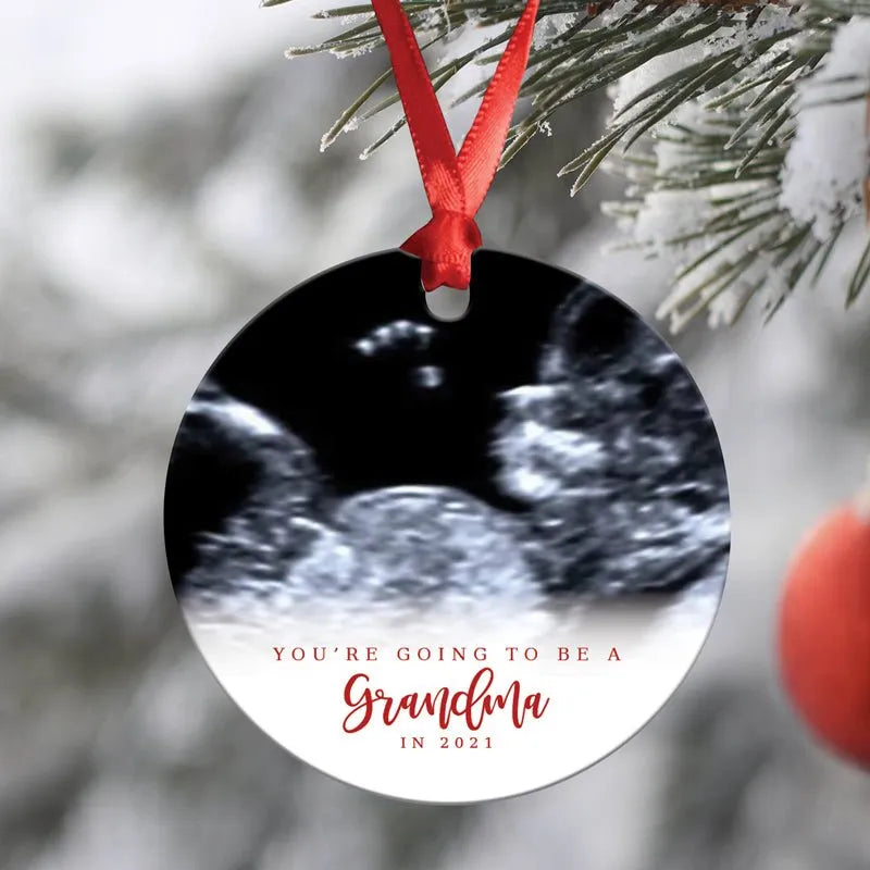 Expecting Baby Christmas Ornament - iCustomLabel