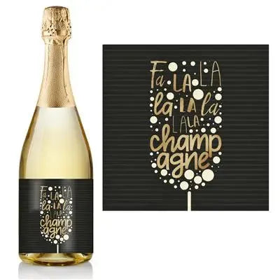 FaLaLa Champagne Label - iCustomLabel