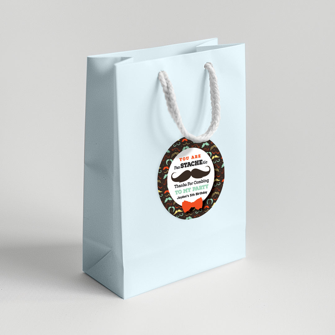Fanstachetic Birthday Favor Labels - iCustomLabel