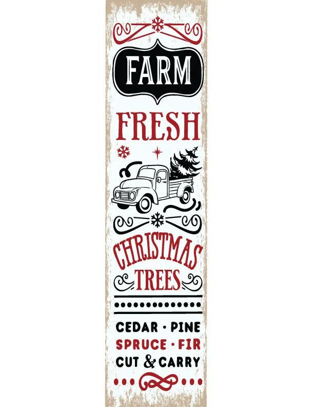Farm Fresh Christmas Wall Decor - iCustomLabel