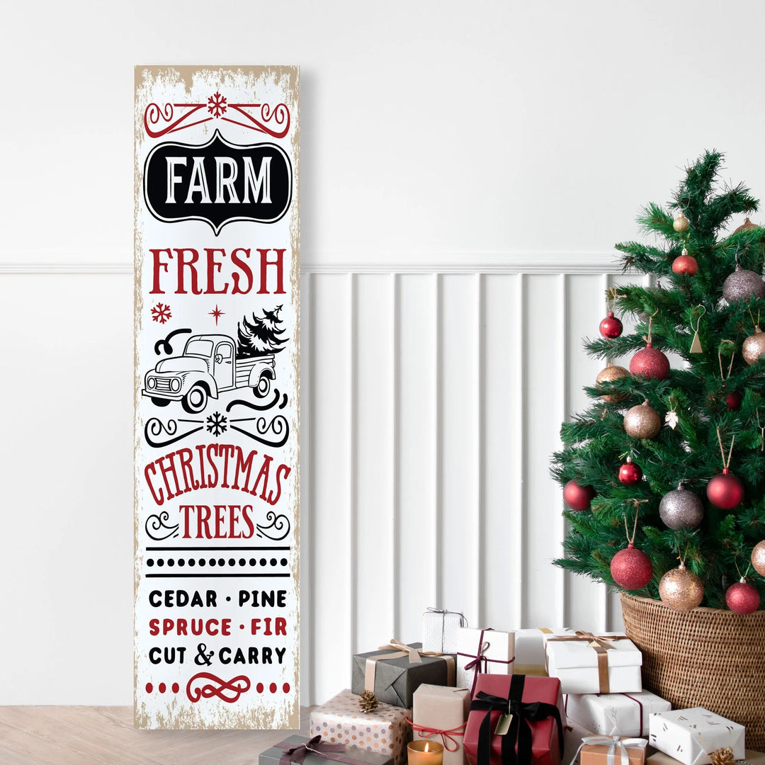 Farm Fresh Christmas Wall Decor - iCustomLabel