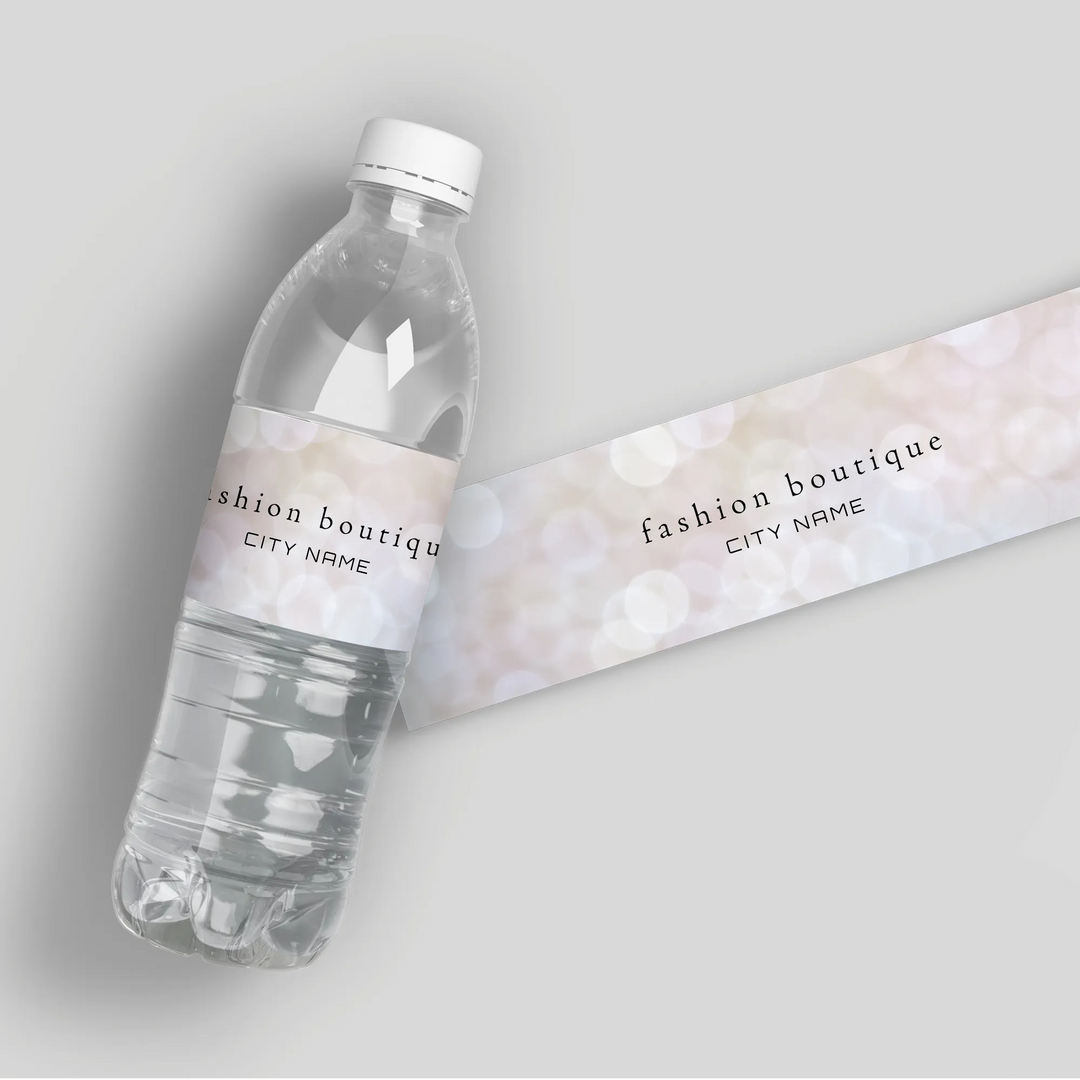 Fashion Water Bottle Labels - iCustomLabel