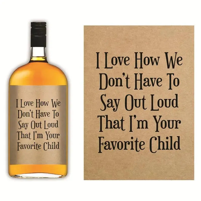 Favorite Child Liquor Label - iCustomLabel