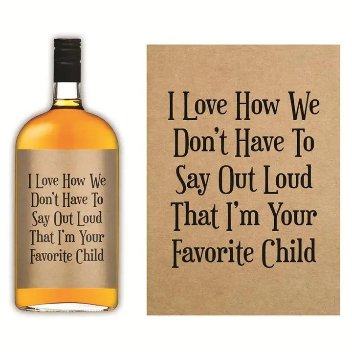 Favorite Child Liquor Label - iCustomLabel
