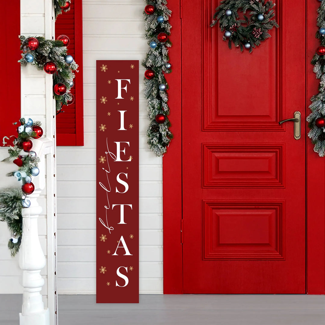 Feliz Navidad Porch Sign - iCustomLabel