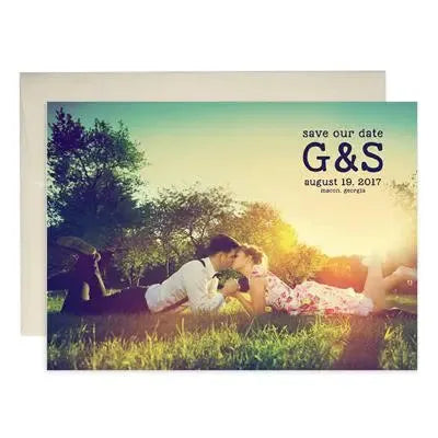 Field of Kisses Save The Date - iCustomLabel