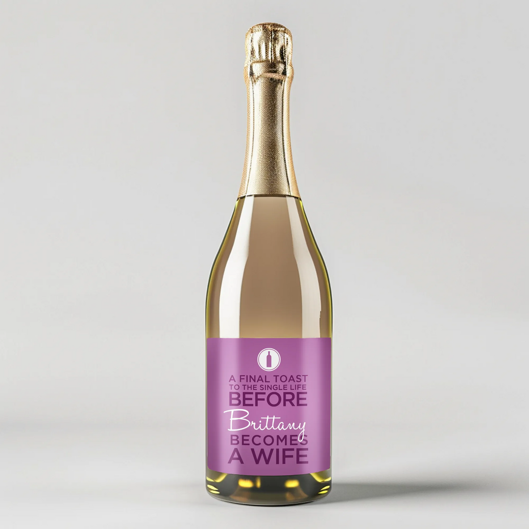 Final Toast Champagne Label - iCustomLabel