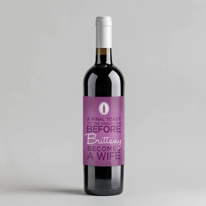 Final Toast Wine Label - iCustomLabel