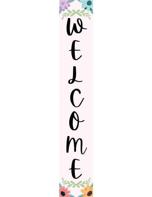 Floral Spring Porch Sign - iCustomLabel