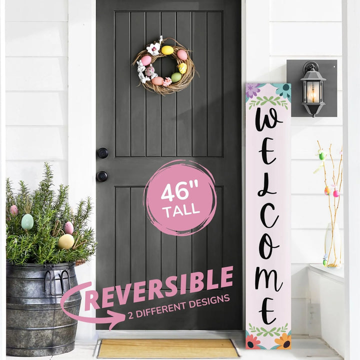 Floral Spring Porch Sign - iCustomLabel