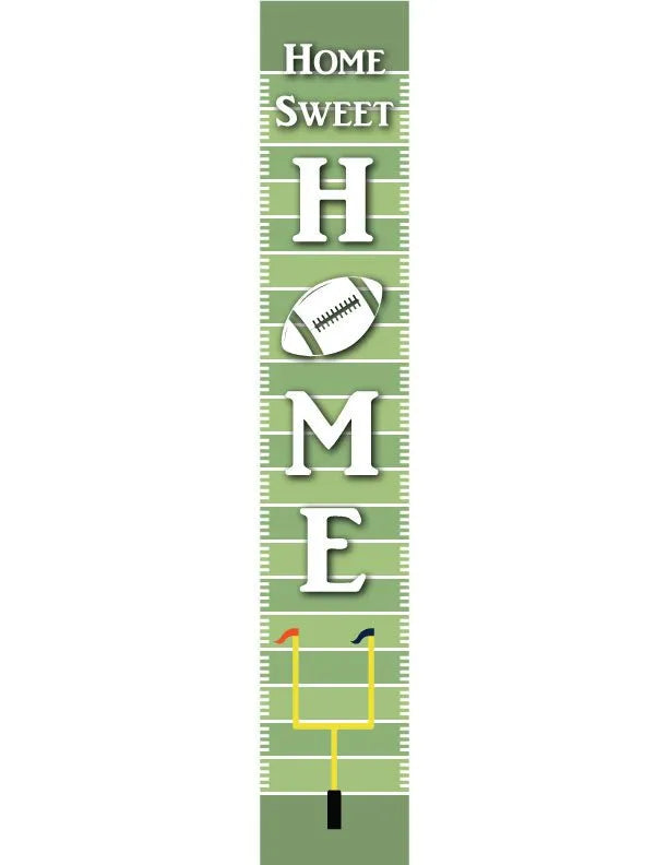 Football Home Porch Leaner Welcome Sign - iCustomLabel