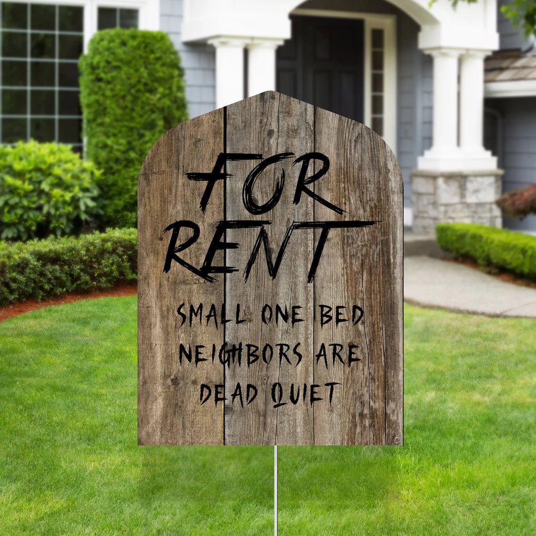 For Rent Halloween Tombstone Decorations - iCustomLabel