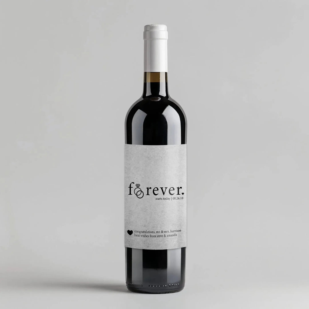 Forever Rings Wine Label - iCustomLabel