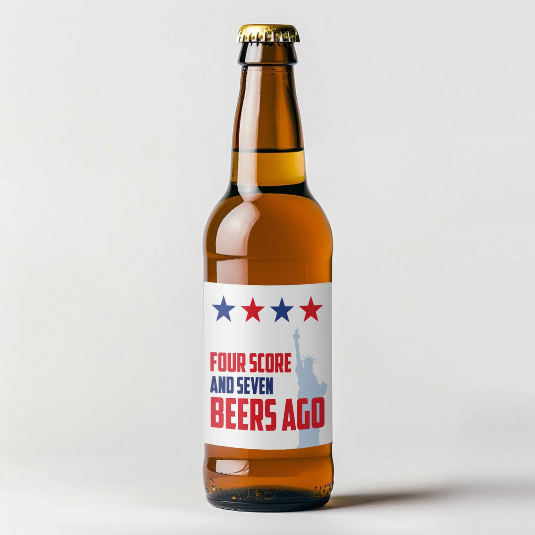 four-score-beer-label-icustomlabel-1 - iCustomLabel