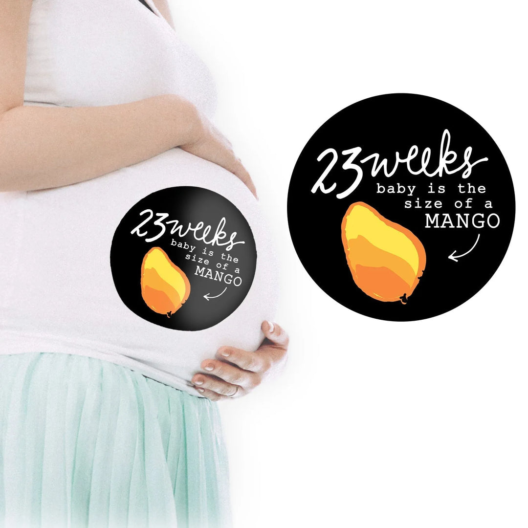 Fruit Veggie Pregnancy Stickers - iCustomLabel