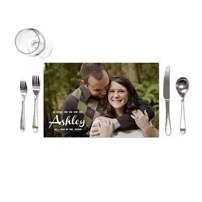 Full Image Bridal Shower Placemats - iCustomLabel