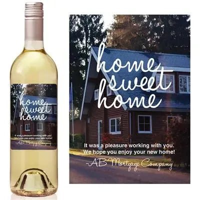 Full Photo Mortgage Broker Wine Label - iCustomLabel