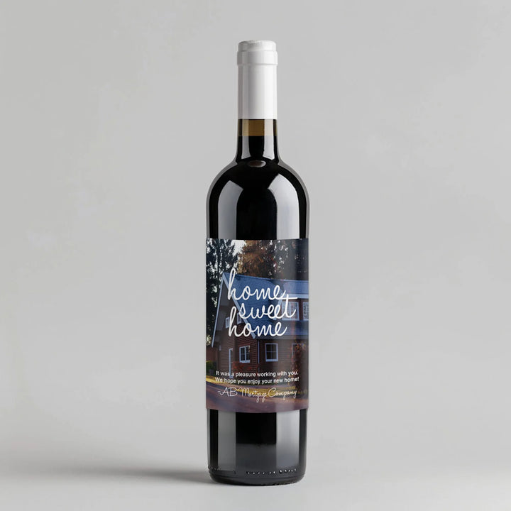 Full Photo Mortgage Broker Wine Label - iCustomLabel