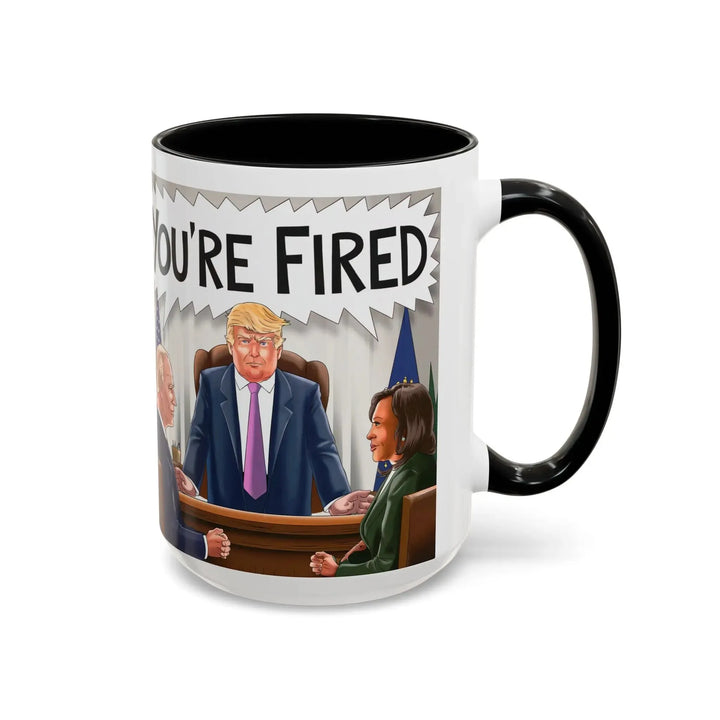 Funny Political Coffee Mug, You're Fired Trump Gift, Novelty Office Mug, Trump 2024, Political Statement Mug, Republican Gift - iCustomLabel