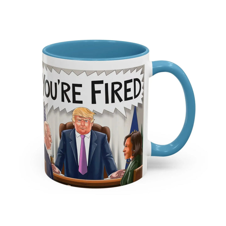 Funny Political Coffee Mug, You're Fired Trump Gift, Novelty Office Mug, Trump 2024, Political Statement Mug, Republican Gift - iCustomLabel