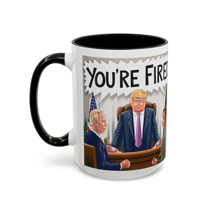 Funny Political Coffee Mug, You're Fired Trump Gift, Novelty Office Mug, Trump 2024, Political Statement Mug, Republican Gift - iCustomLabel