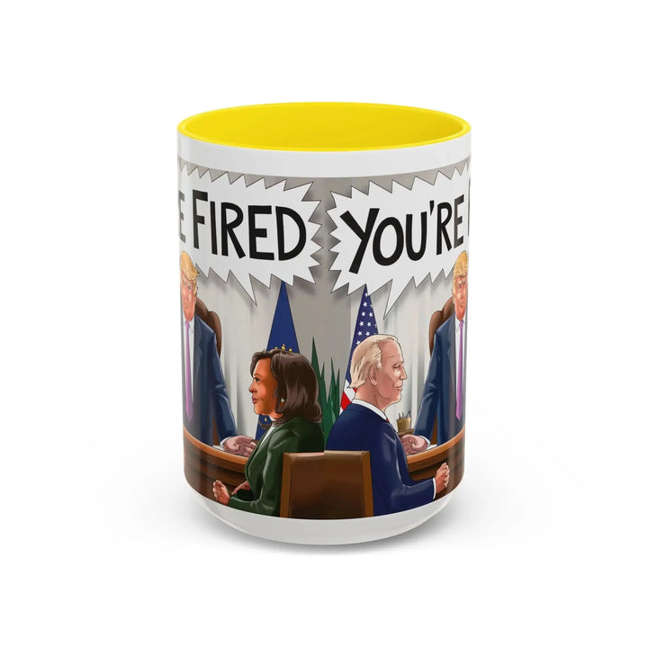 Funny Political Coffee Mug, You're Fired Trump Gift, Novelty Office Mug, Trump 2024, Political Statement Mug, Republican Gift - iCustomLabel