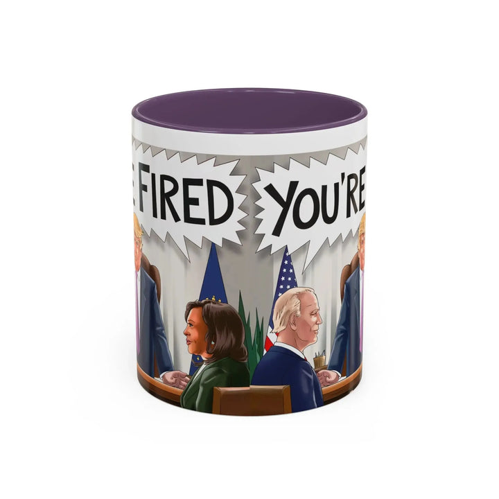 Funny Political Coffee Mug, You're Fired Trump Gift, Novelty Office Mug, Trump 2024, Political Statement Mug, Republican Gift - iCustomLabel