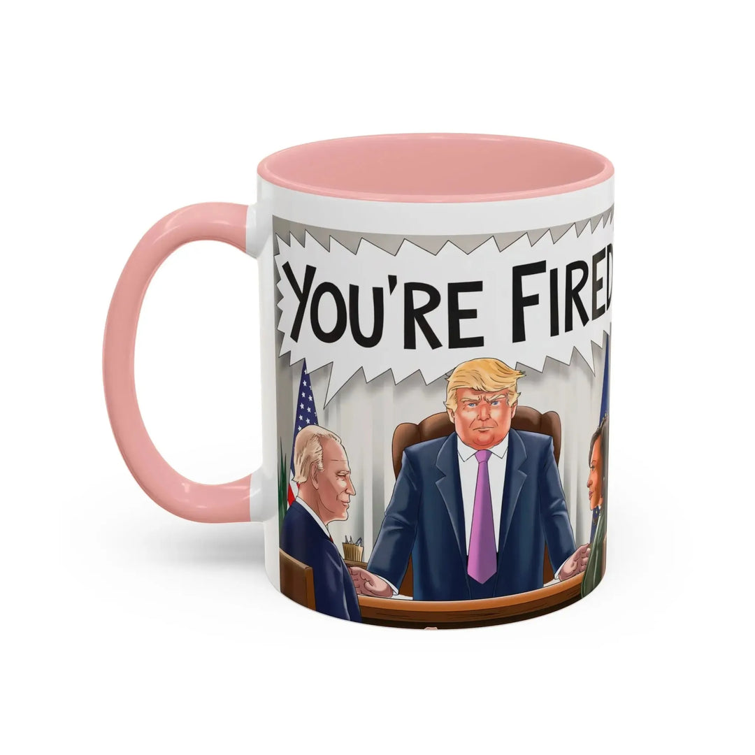 Funny Political Coffee Mug, You're Fired Trump Gift, Novelty Office Mug, Trump 2024, Political Statement Mug, Republican Gift - iCustomLabel