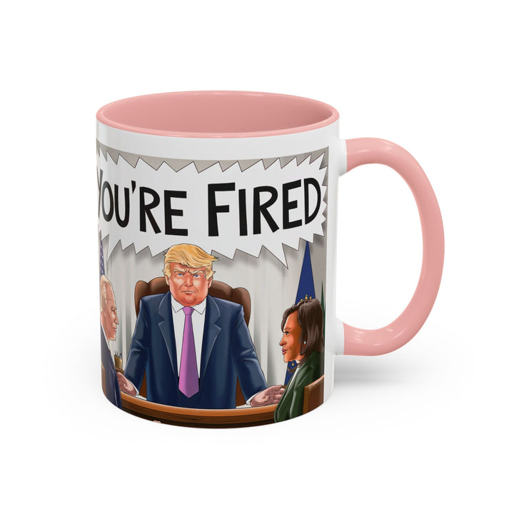 Funny Political Coffee Mug, You're Fired Trump Gift, Novelty Office Mug, Trump 2024, Political Statement Mug, Republican Gift - iCustomLabel