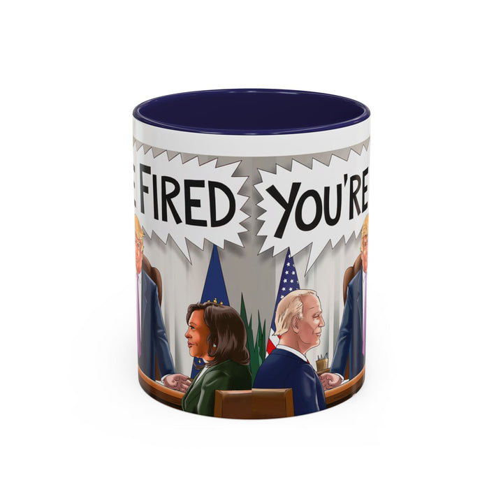 Funny Political Coffee Mug, You're Fired Trump Gift, Novelty Office Mug, Trump 2024, Political Statement Mug, Republican Gift - iCustomLabel