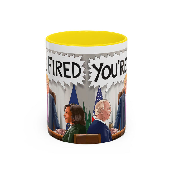 Funny Political Coffee Mug, You're Fired Trump Gift, Novelty Office Mug, Trump 2024, Political Statement Mug, Republican Gift - iCustomLabel