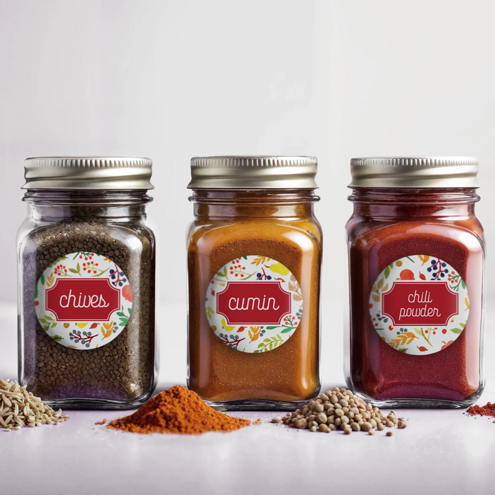 Garden Harvest Spice Labels