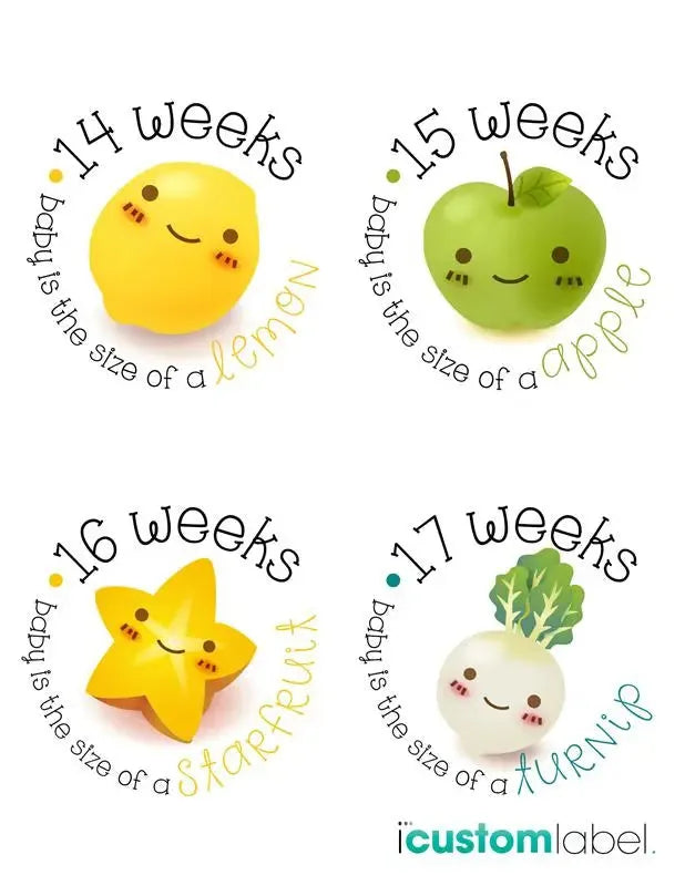 Garden Pregnancy Stickers - iCustomLabel