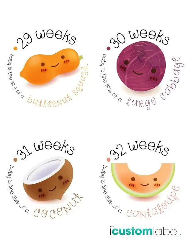 Garden Pregnancy Stickers - iCustomLabel