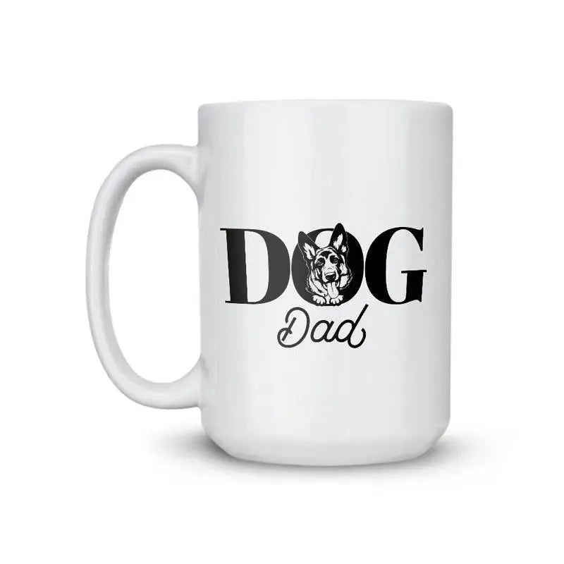 German Shepherd Dad Dog Coffee Mug - iCustomLabel