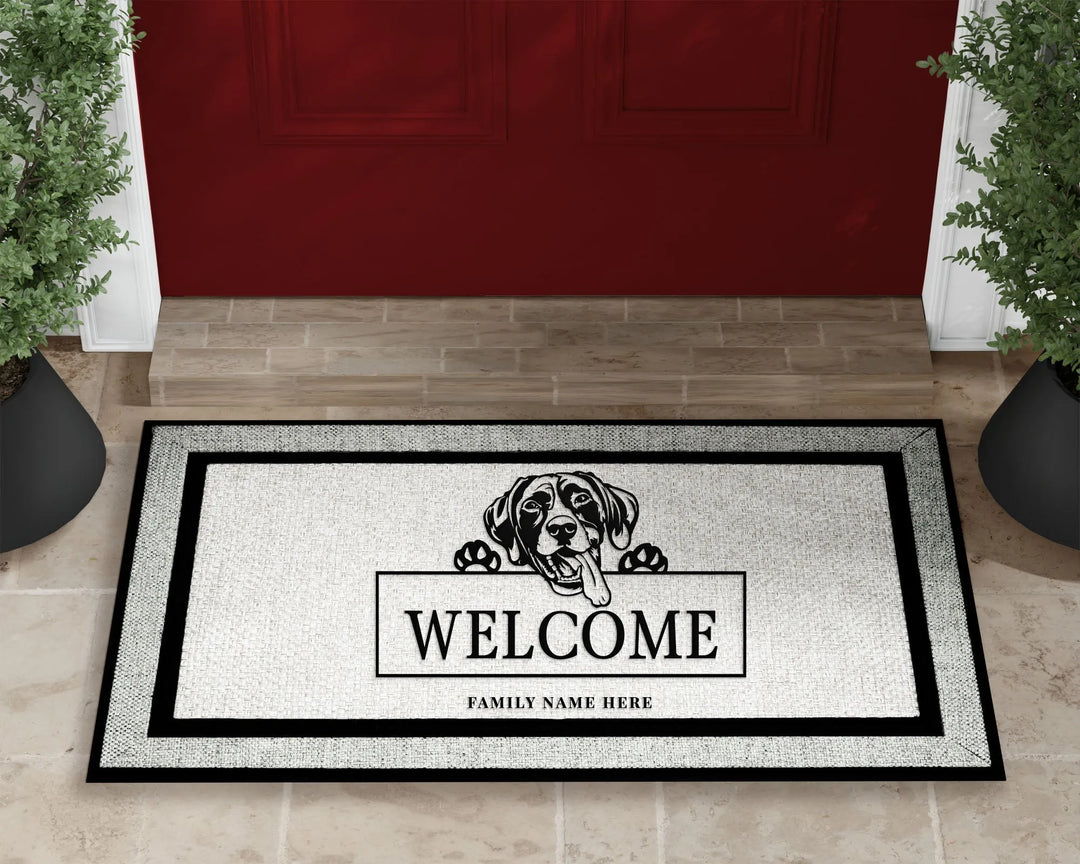 German Shorthaired Pointer Dog Welcome Mat - iCustomLabel