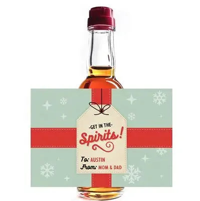 Get In The Spirits Mini Liquor Label - iCustomLabel