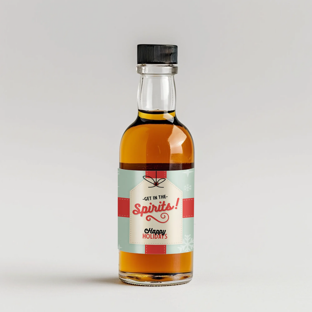 Get In The Spirits Mini Liquor Label - iCustomLabel