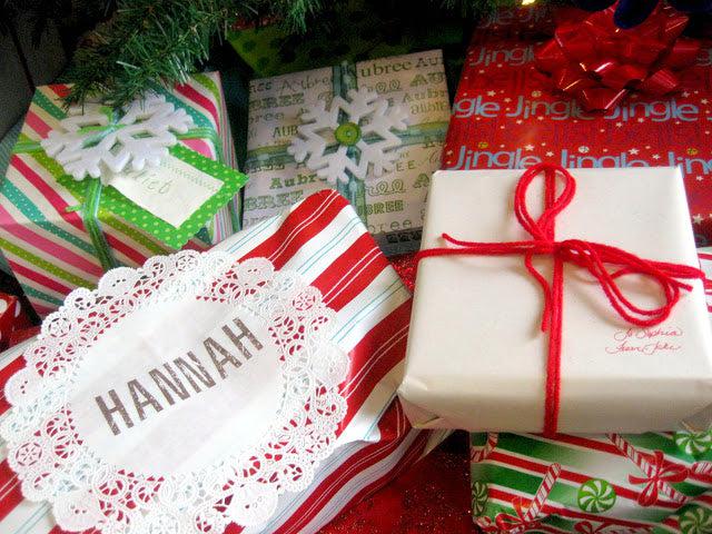 gifts labels