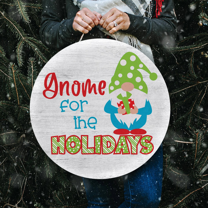 Gnome Holidays Christmas Door Decorations - iCustomLabel