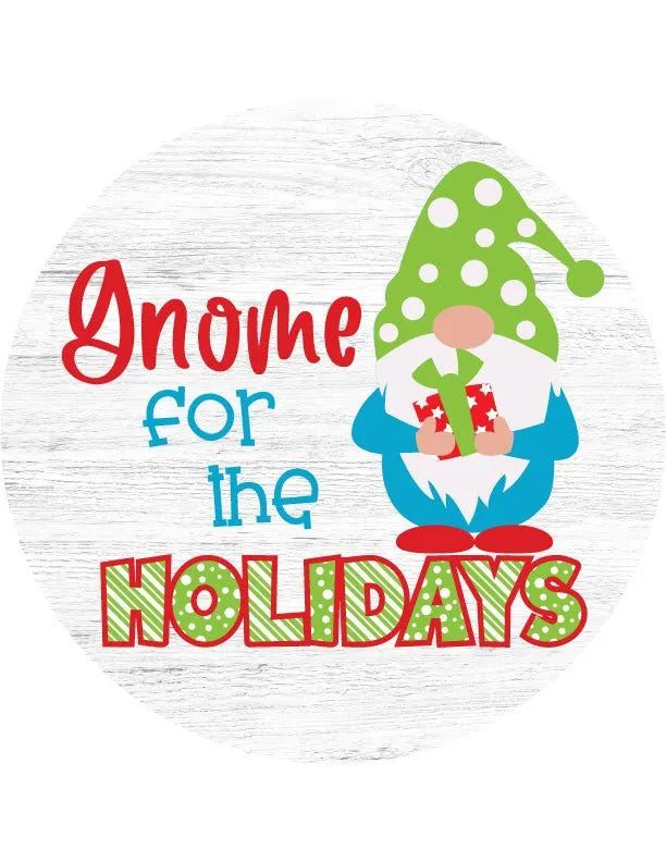 Gnome Holidays Christmas Door Decorations - iCustomLabel