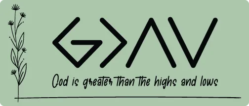 God Is Greater Magnet Bumper Sticker - iCustomLabel