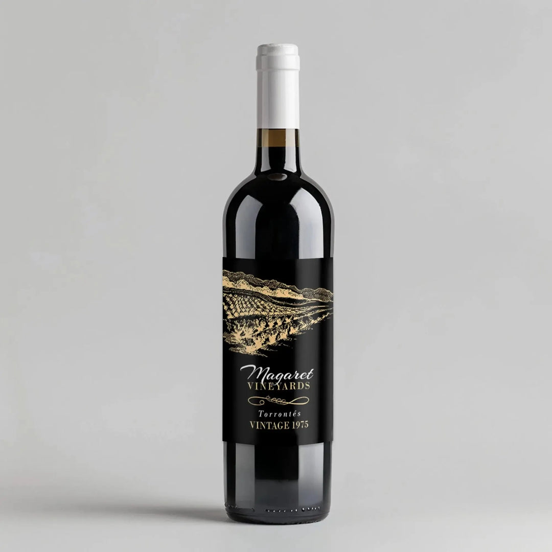 Gold Vineyard Wine Label - iCustomLabel