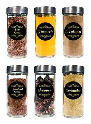 Golden Fantasy Spice Labels - iCustomLabel