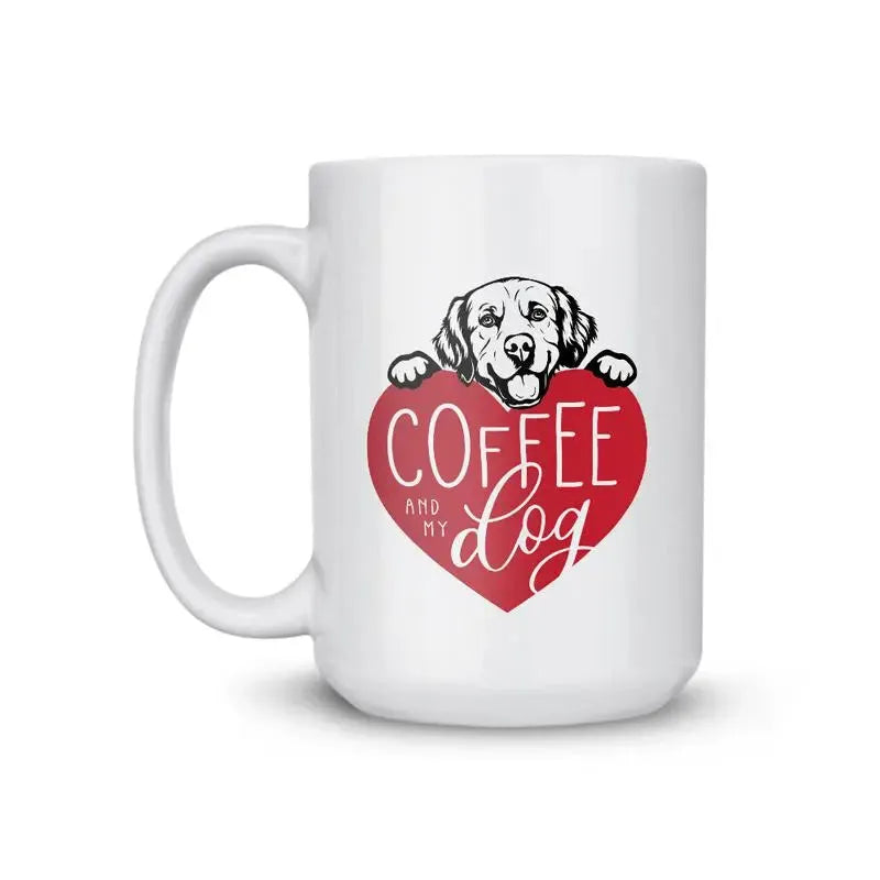 Golden Retriever My Dog Coffee Mug - iCustomLabel