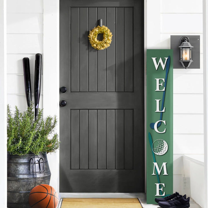 Golf Porch Leaner Welcome Sign - iCustomLabel