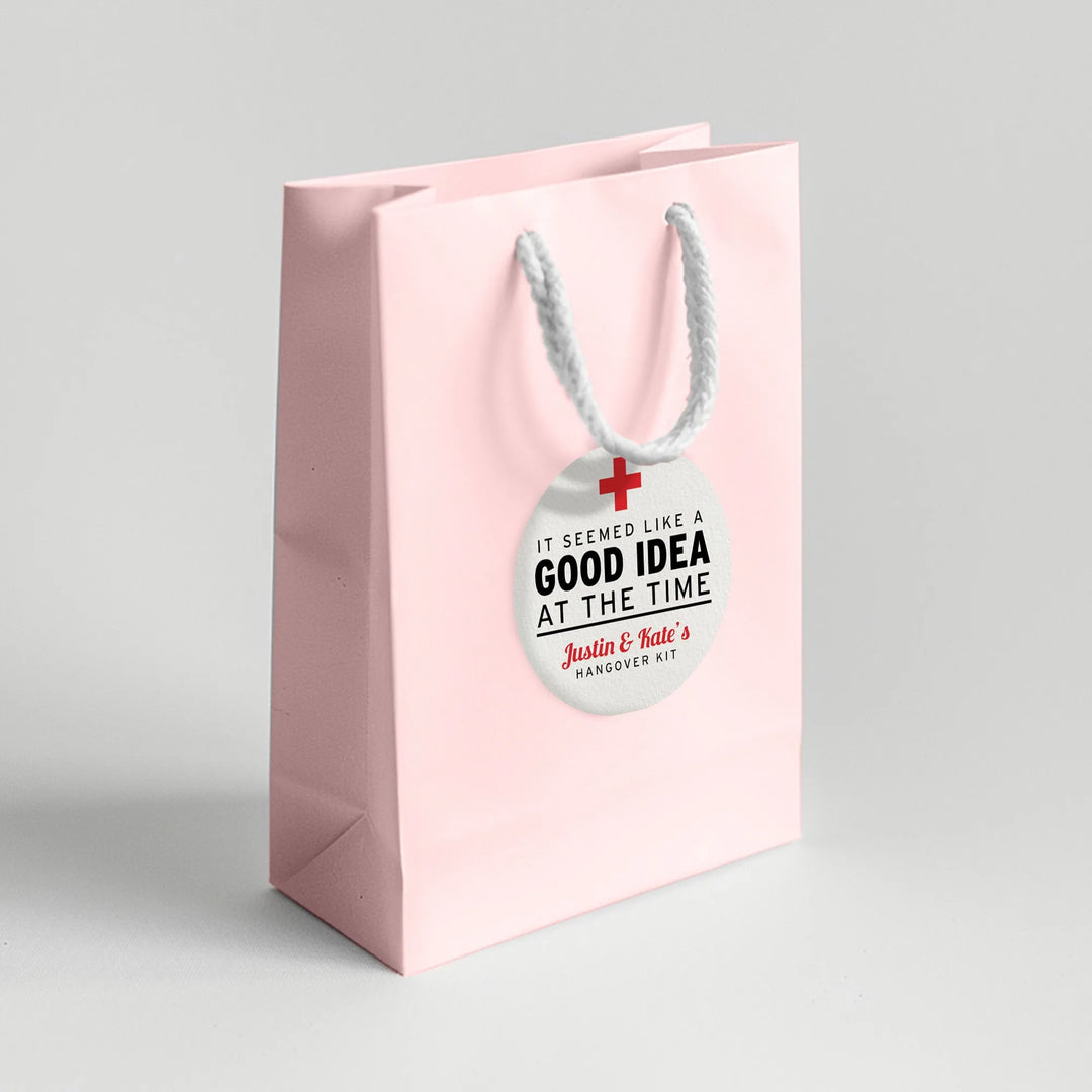 Good Idea Hangover Favor Labels - iCustomLabel